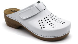  Leon Comfortstep PU 161 fehér női bőr papucs 39