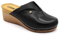  Leon Comfortstep 1002 fekete női bőr papucs 36-41