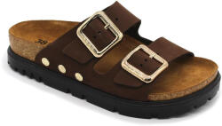  Leon Comfortstep 6011 barna nubuk női bőr papucs 36-41 - anatómiai talppal