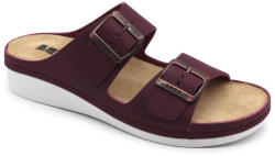  Leon Comfortstep 5012 bordó női bőr papucs 36-41