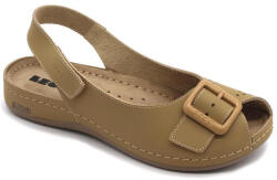  Leon Comfortstep 968 női bézs bőr szandál 36-41