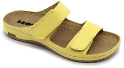  Leon Comfortstep 954 sárga női bőr papucs 36, 37