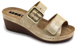  Leon Comfortstep 1110 arany női bőr papucs 36-41