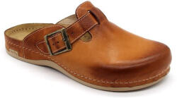  Leon Comfortstep 707 barna férfi bőr papucs 41-47