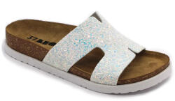  Leon Comfortstep 7030 fehér női bőr papucs 36-41 -Birkenstockhoz hasonlatos talppal