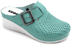  Leon Comfortstep 1100 türkiz bőr női klumpa 36-41
