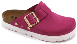  Leon Comfortstep 6006 ciklámen női bőr klumpa 36-41- Birkenstockhoz hasonlatos talppal