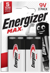 AgfaPhoto Energizer Max Alkáli 9V Elem B2 (EM9VB2)
