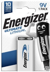 AgfaPhoto Energizer Ultimate Lithium 9V Elem B1 (EUL9V)