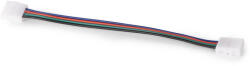 AVIDE LED Szalag 12-24V csatlakozó, forr. mentes, RGB-4 eres, 10mm/150mm (10 db-os csom. ) (ABLS12VRGB-4PIN-4PIN-CON-10)
