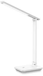 Platinet asztali lámpa 5 W, erős akkumulátor + USB, fehér