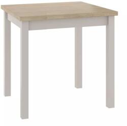 SIGNAL MEBLE Adam étkezőasztal 90 x 65 cm, cremona tölgy / krém
