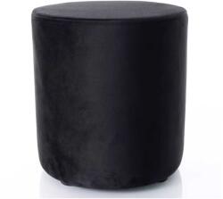 SIGNAL MEBLE Caen B Velvet zsámoly, fekete