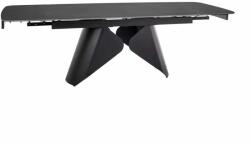 SIGNAL MEBLE Colmar étkezőasztal, fekete márvány