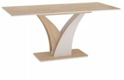 SIGNAL MEBLE Artem étkezőasztal, cremona tölgy / krém
