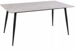 SIGNAL MEBLE Rion étkezőasztal 160 x 90 cm, szürke / fekete