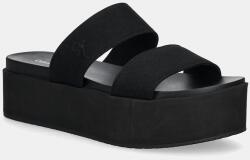 Calvin Klein Jeans papucs FLATFORM SANDAL WEBBING IN fekete, női, platformos, YW0YW01789 - fekete Női 38