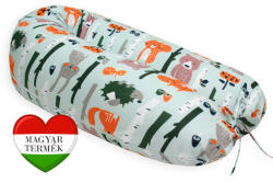 Scamp formázható univerzális szoptatós párna pamut huzattal /ForestAnimalsGreen (SZPE263)