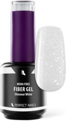 Perfect Nails Fiber Vitamin Base Gel - Hema Free Erősített Gél Lakk Alap - Shimmer White - 15ml (PNZ336)