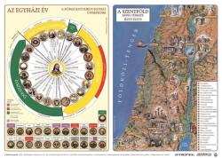 Stiefel Könyökalátét, kétoldalas, A3, STIEFEL "Katolikus egyházi év és Újszövetség térképe / Ószövetség (VTKA307) - fiorex