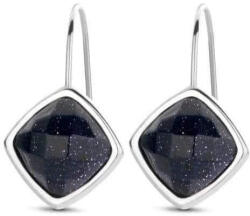  Victoria Ezüst színű fekete köves fülbevaló (VBKAB86100) - oliviashop