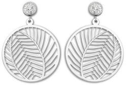  Victoria Ezüst színű levél mintás fülbevaló (VBNAB75700) - oliviashop