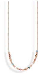  Victoria Rose gold színű színes gyöngyös nyaklánc (VBKACA78245) - oliviashop