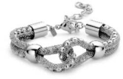  Victoria Ezüst színű vastag hálós karkötő (VBNACA67125) - oliviashop