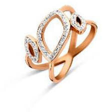  Victoria Rose gold színű fehér köves gyűrű (VBNCZ29862) - oliviashop