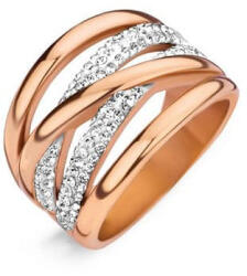  Victoria Rose gold színű fehér köves gyűrű (VBKCZ31654) - oliviashop