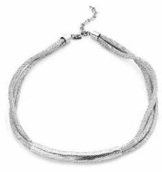 Victoria Ezüst színű vastag hálós nyaklánc (VBNACA62945) - oliviashop