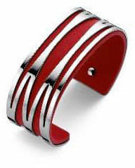  Victoria Ezüst színű piros mintás karkötő (VBNACA61060) - oliviashop