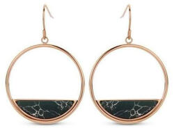  Victoria Rose gold színű fekete mintás fülbevaló (VBKAB73700) - oliviashop