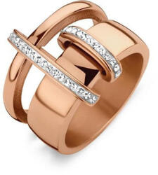  Victoria Rose gold színű fehér köves gyűrű (VBKCZ31160)