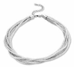  Victoria Ezüst színű hálós nyaklánc (VBNACA51749) - oliviashop