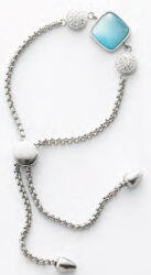  Victoria Ezüst színű kék, fehér köves karkötő (VBNACA61700) - oliviashop
