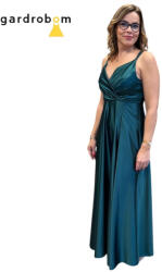 Gardrobom Szöszy spagetti pántos szatén hosszú ruha