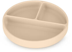  PETITE&MARS Szilikon osztott tányér, kerek Take&Match Desert Sand 6m+ (715818)