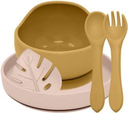  PETITE&MARS Szilikon étkészlet TAKE&MATCH 4 db Intense Ochre - Desert Sand 6hó+ (VP-F171116)