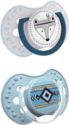 LOVI Szilikon cumi dinamikus Boy Indian 0-3m 2 db (22-855BOY)