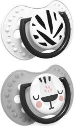 LOVI Szilikon cumi dinamikus Salt&Pepper 0-3h 2 db (22-877)