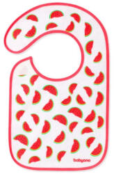  BABYONO Előke Frottír, közepes, vízálló dinnye 6hó+ (832-Bom)