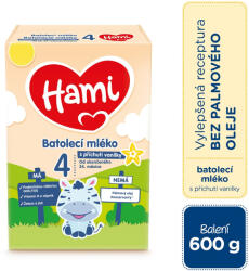  HAMI 4 Kisgyermek tej vanília ízesítéssel 600 g (133500)