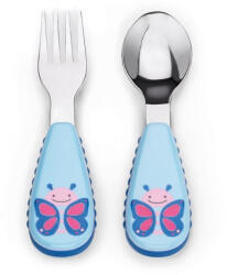  SKIP HOP Zoo Rozsdamentes acél kanál és villa Pillangó 12m+ (SH2523-64)