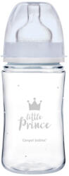 Canpol babies Láhev se širokým hrdlem Royal Baby 240 ml modrá (35-234_BLU)