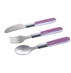 CANPOL BABIES Fém evőeszköz 3 db rózsaszín (9-477_PIN)