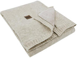  EKO Kötött takaró béléssel Bézs 100x80 cm (PLE-96-BEIGE)