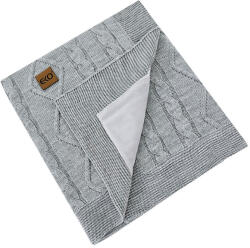  EKO Kasmír takaró szőrme béléssel Grey 100x80 cm (PLE-91-GREY)
