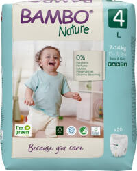 Bambo Nature Pants Pelenkanadrág egyszer használatos 4 L (7-14 kg) 20 db (1000019257)