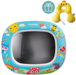  BENBAT Zrkadielko detské Night&Day - lesní kamaráti 0m+ Nákrčník s opierkou hlavy, kuriatko 0-12 m (VP-F187166)